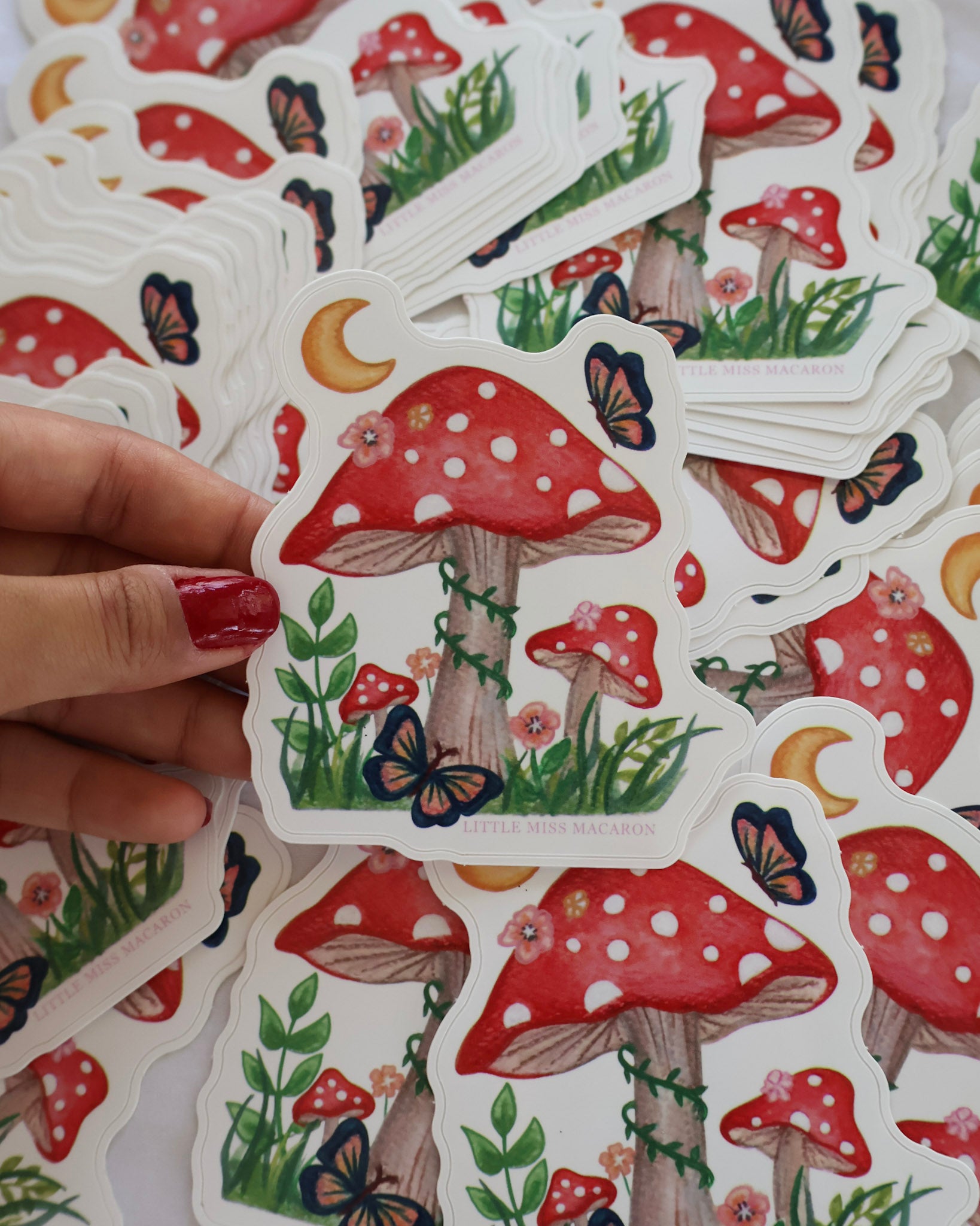 Magic Mushroom Vinyl Sticker – Shop Little Miss Macaron