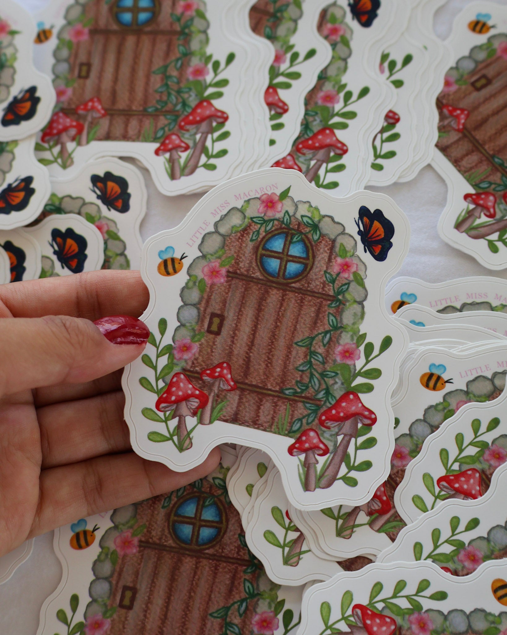 Fairy Door Vinyl Sticker