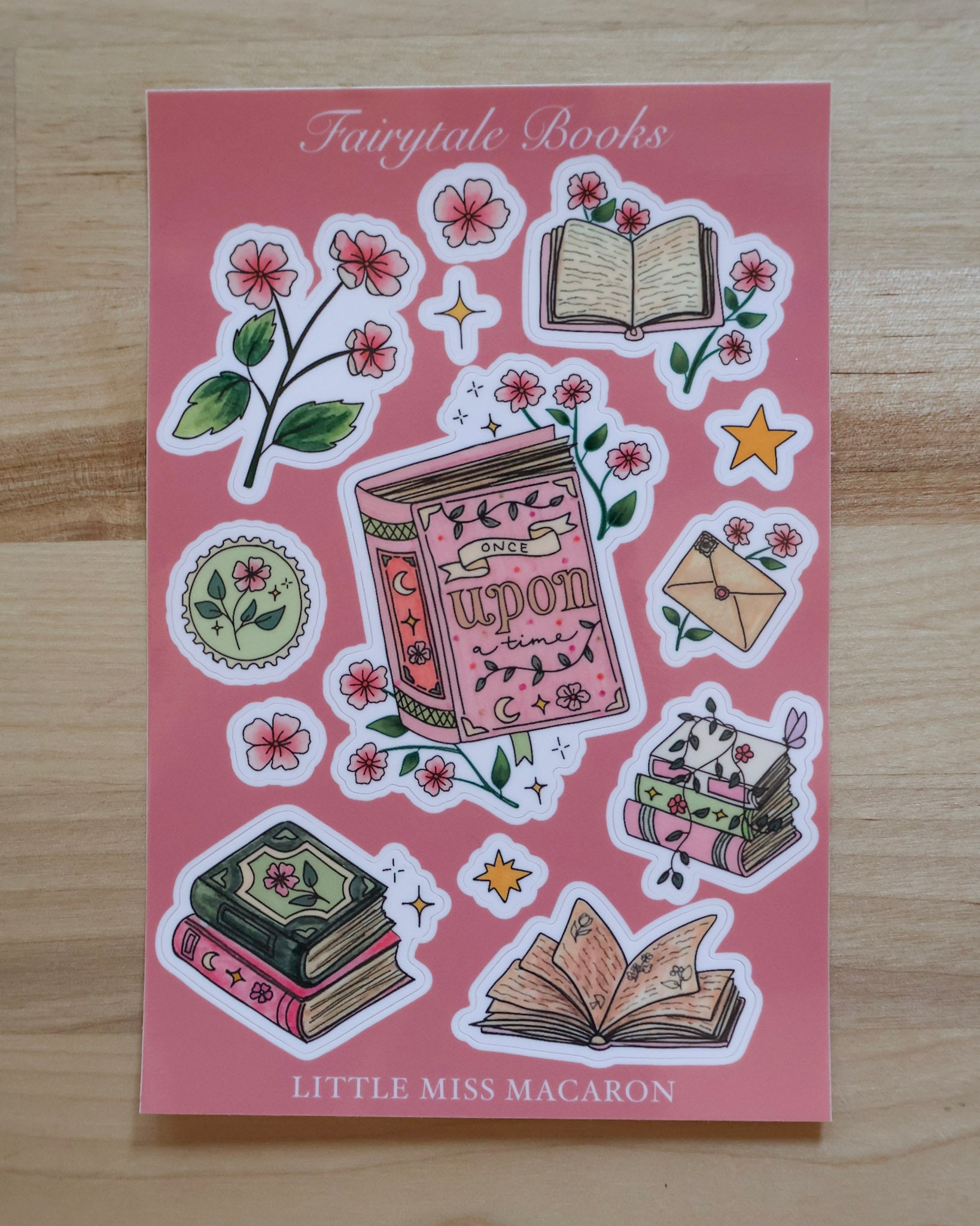 Fairytale Books Sticker Sheet