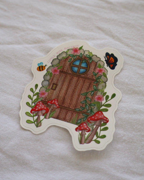 Fairy Door Vinyl Sticker