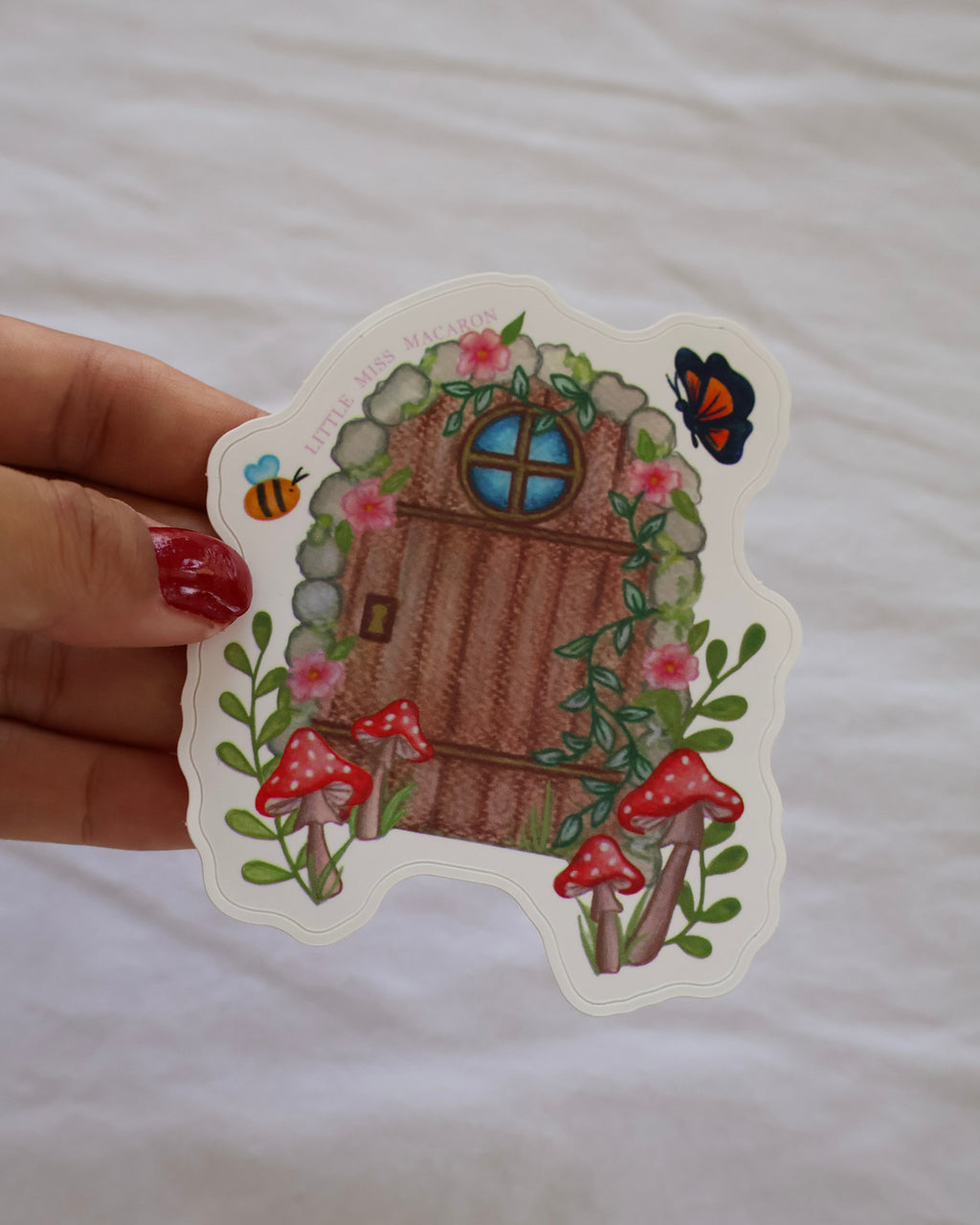 Fairy Door Vinyl Sticker