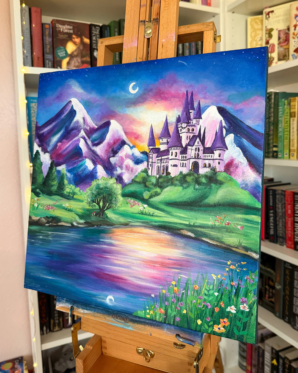 In A Far Off Kingdom | Acrylic on boxed canvas