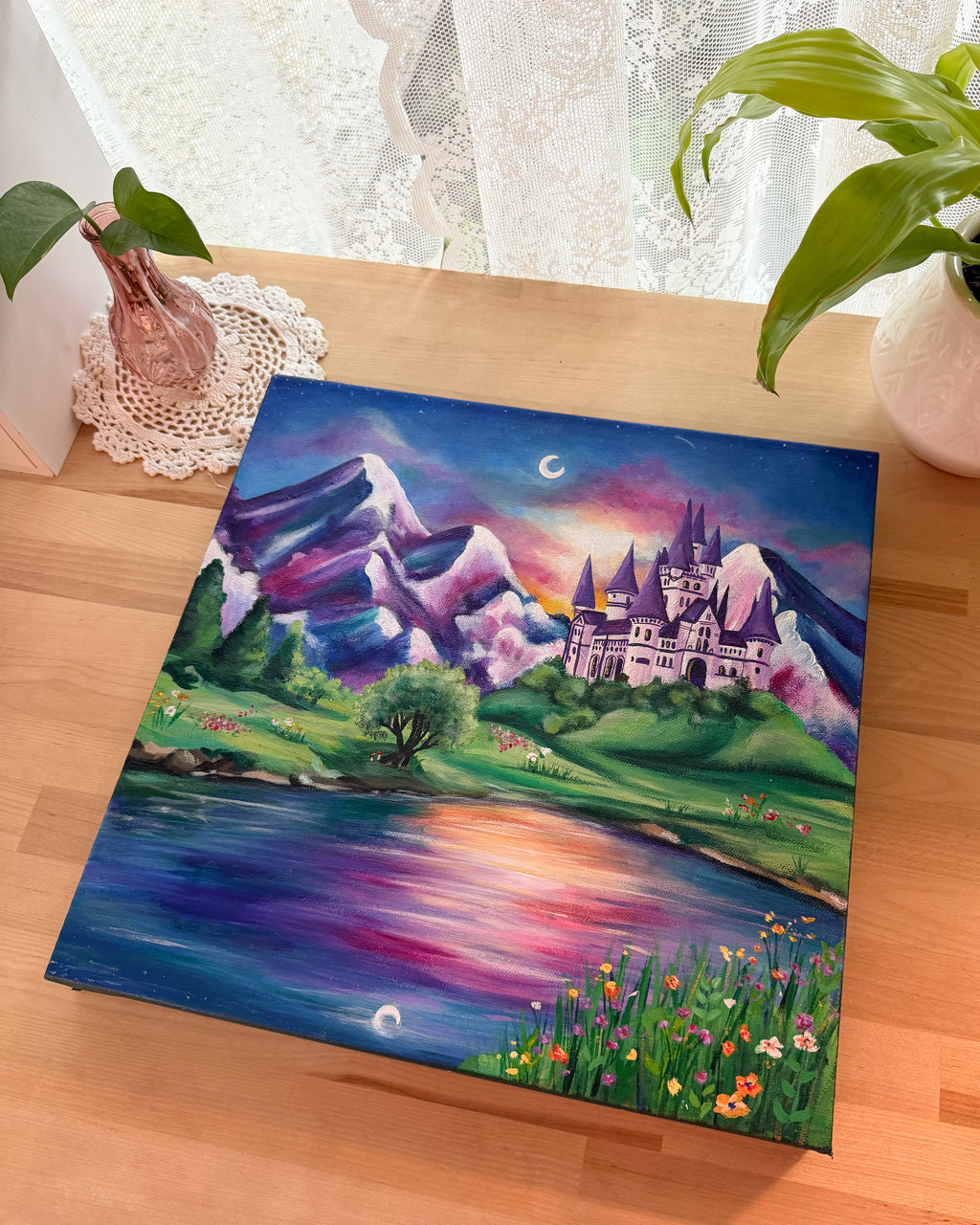 In A Far Off Kingdom | Acrylic on boxed canvas