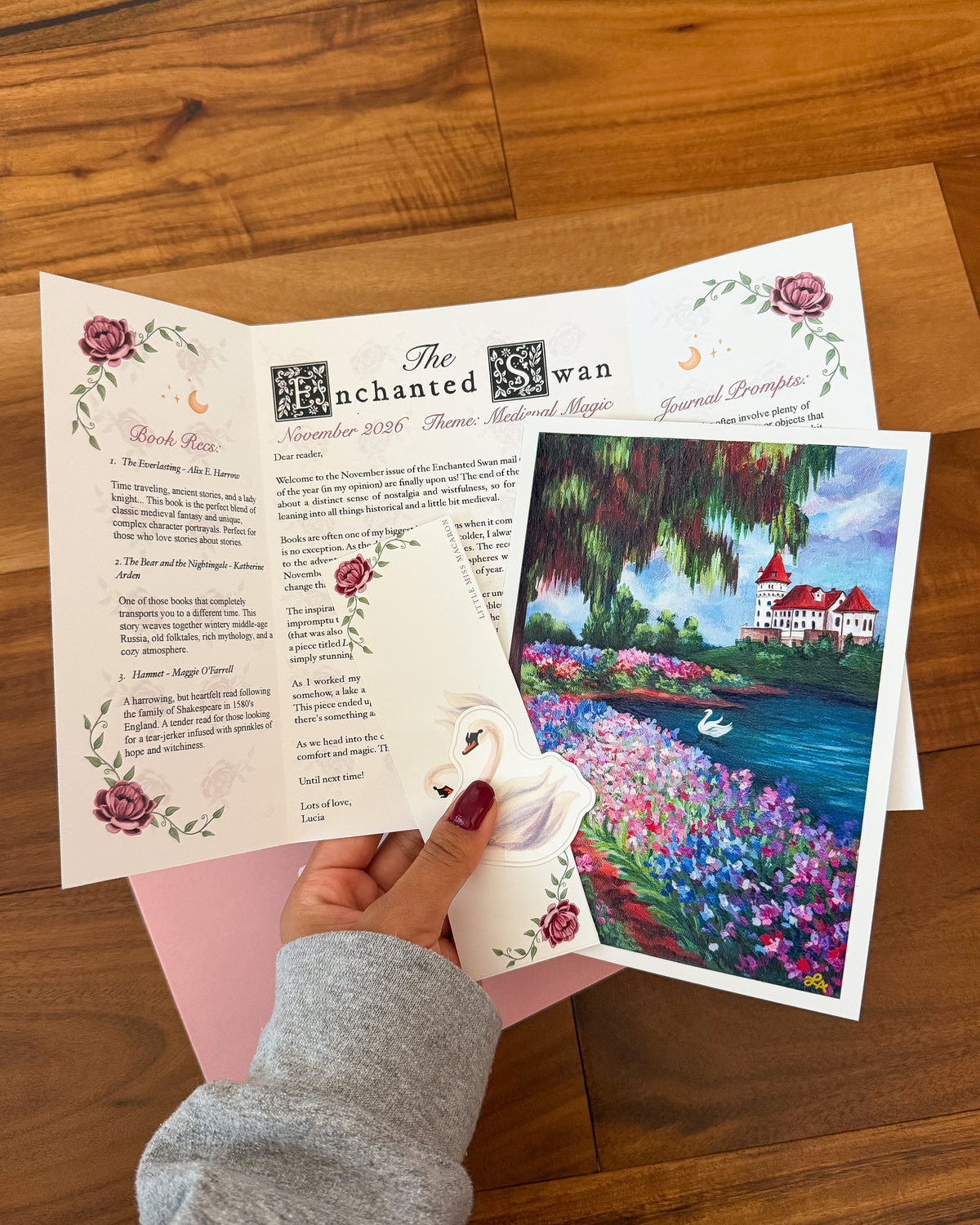 The Enchanted Swan Print Club | November